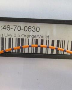 Cable Livy 0.5 Orange/Violet